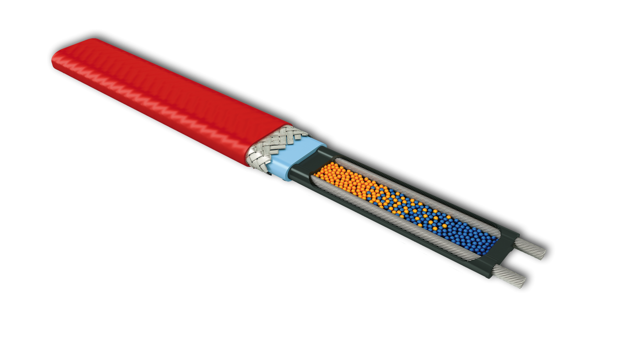 Греющий кабель для обогрева трубы MICRO E&S Tec саморегулирующийся 15-2CR